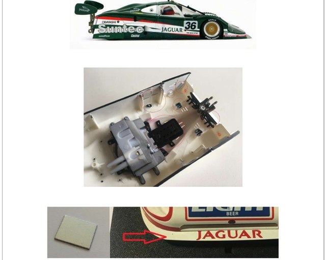 Jaguar XJR6/9/12 · modificaciones