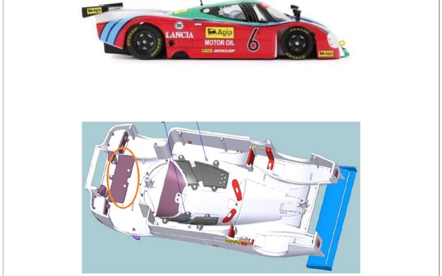 Lancia LC2 1984 · modificaciones