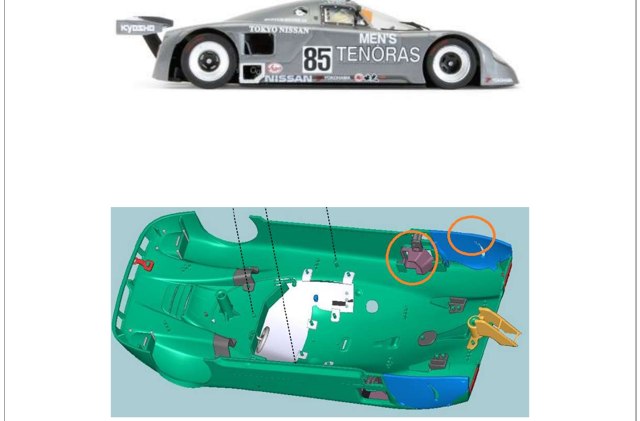 Nissan R89C/R90V · modificaciones