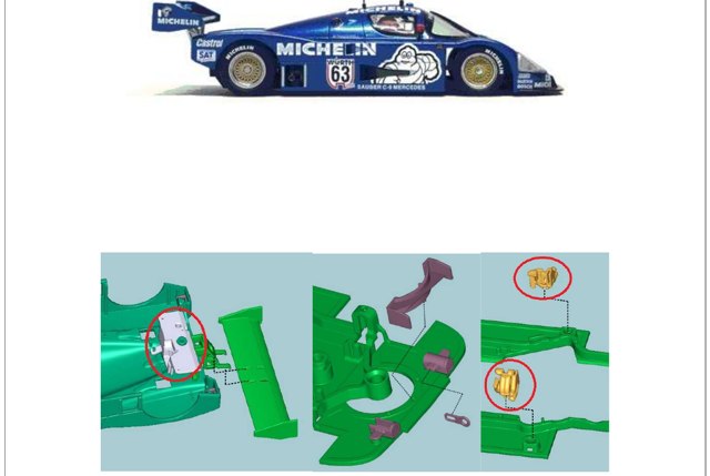 Mercedes Sauber C9 · modificaciones