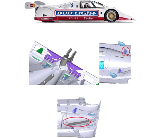 Jaguar XJR10 · modificaciones